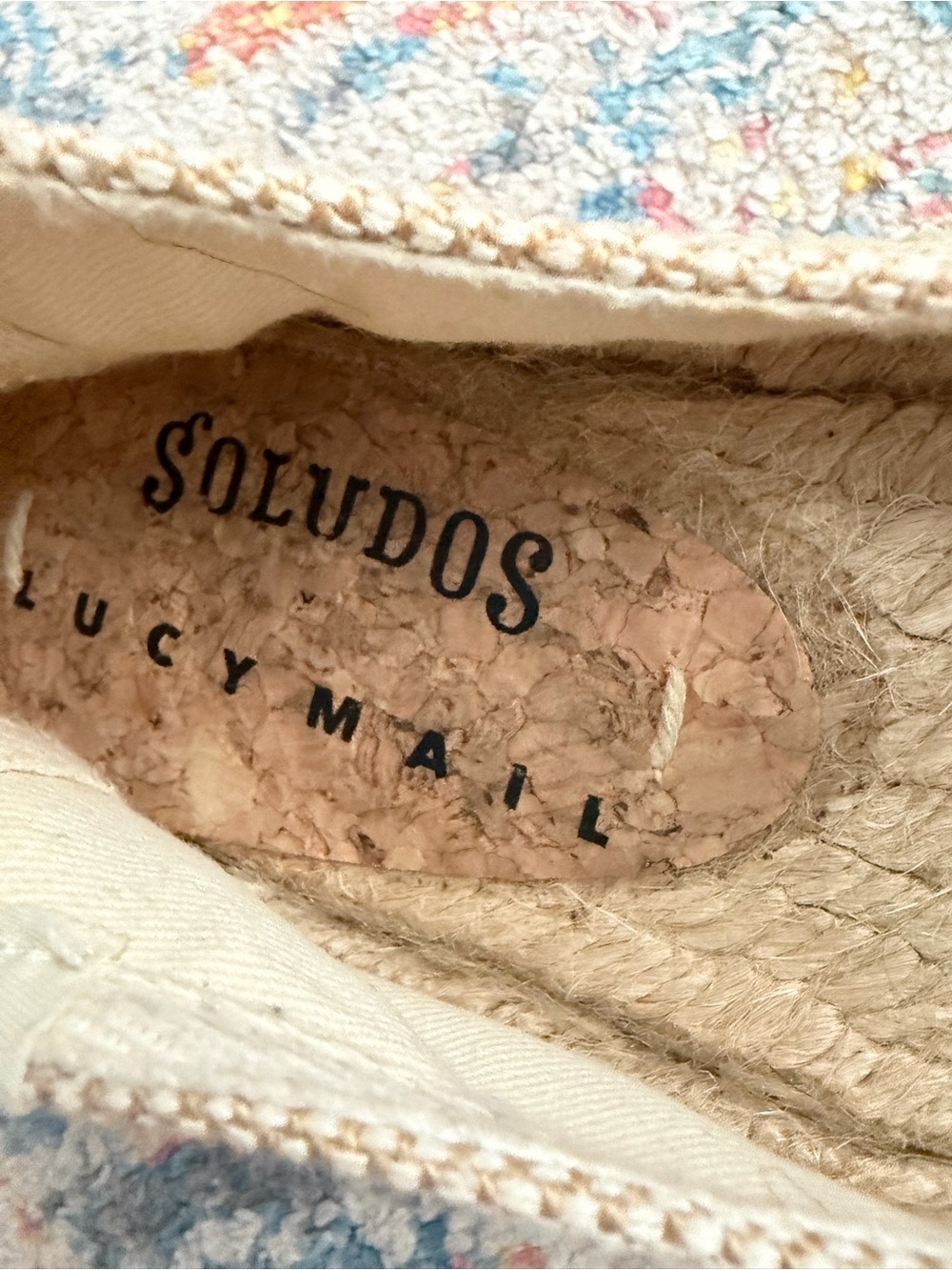 Soludos Lucy Mail collaboration taxicab raffia espadrilles smoking slippers - Picture 8 of 8